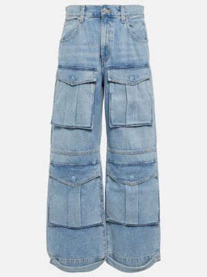 Pantalones cargo de algodón Agolde azul