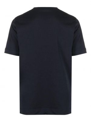 Kokvilnas t-krekls ar apaļu kakla izgriezumu Cenere Gb zils