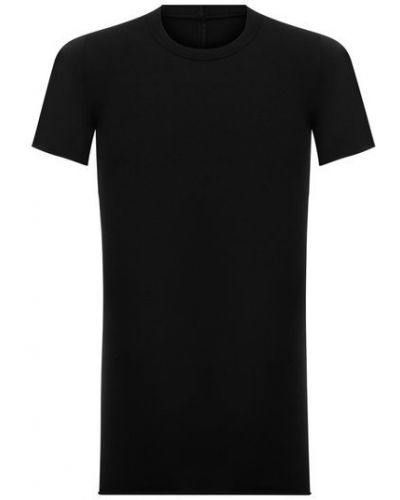 Хлопковая футболка Rick Owens, черная
