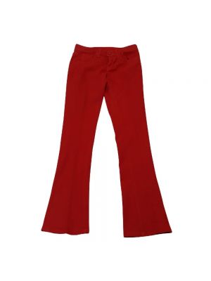 Jeansy bawełniane Ralph Lauren Pre-owned czerwone