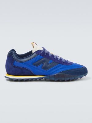 Sneakers di pelle Junya Watanabe blu