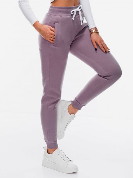 Sportovní kalhoty Edoti fialové