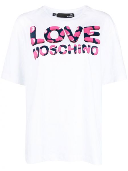 T-shirt Love Moschino vit