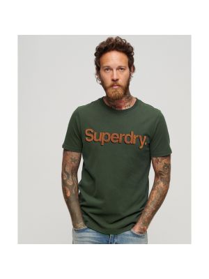 Camiseta con estampado de cuello redondo Superdry