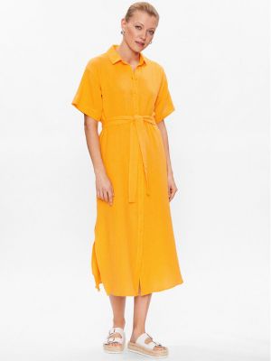 Srajčna obleka Vero Moda rumena