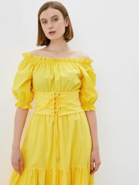 Платье Joymiss желтое