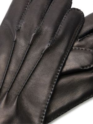 Rękawiczki skórzane z kaszmiru Zegna
