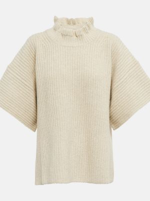 Sweter wełniany z falbankami See By Chloã©