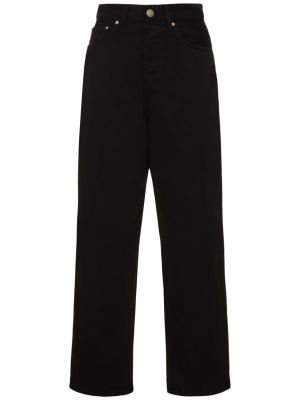 Pantalones de cintura alta Carhartt Wip negro