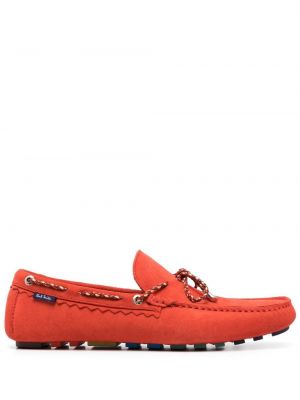 Pantofi loafer din piele de căprioară Ps Paul Smith roșu