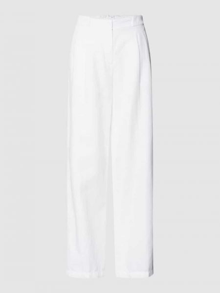 Lniane spodnie Opus białe