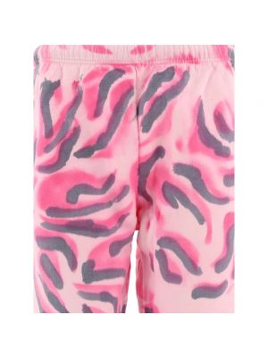 Pantalones de chándal zebra Collina Strada rosa