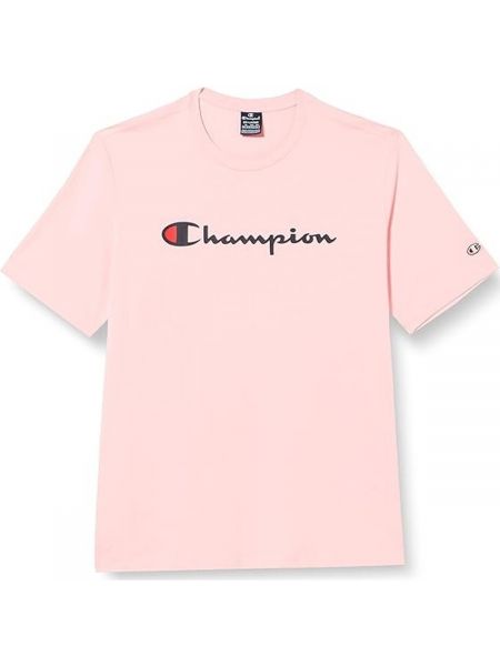 Rövid ujjú póló Champion rózsaszín