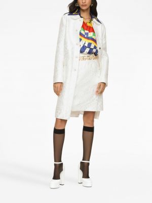 Žakárový květinový kabát Dolce & Gabbana