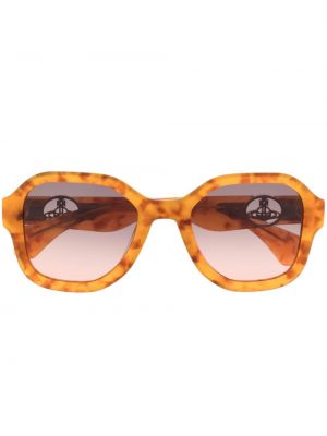 Oversize слънчеви очила Vivienne Westwood кафяво