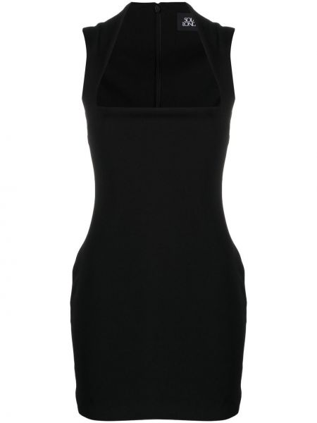 Αμάνικη κοκτέιλ φόρεμα Solace London μαύρο