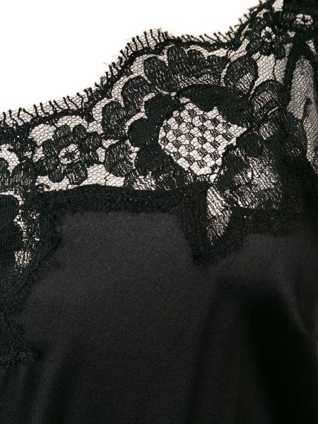 Koszula nocna koronkowa Dolce And Gabbana czarna
