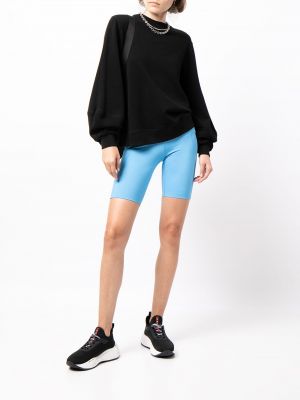 Pantalones cortos deportivos de cintura alta Girlfriend Collective azul