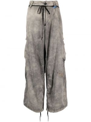 Pantalon cargo avec poches Maison Mihara Yasuhiro gris