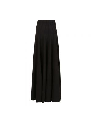 Długa spódnica plisowana Norma Kamali czarna