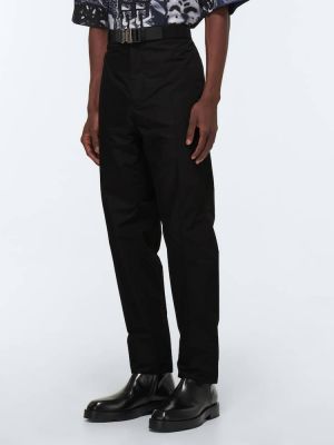 Pantaloni con fibbia Givenchy nero