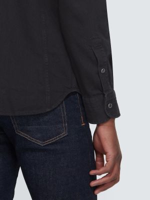 Rifľová košeľa Tom Ford čierna
