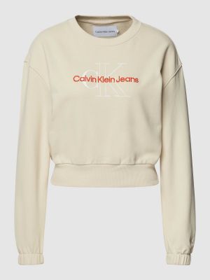 Biała bluza Calvin Klein Jeans