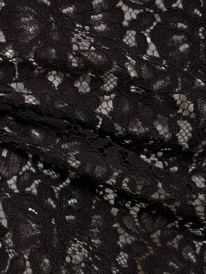 Midi suknja s čipkom Michael Kors Collection crna