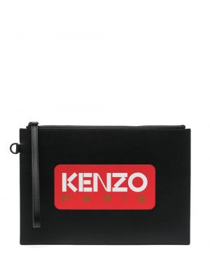 Usnjena pisemska torbica Kenzo
