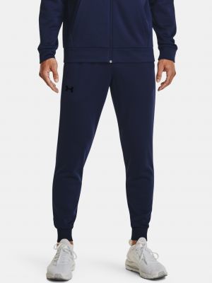 Fleecové sportovní kalhoty Under Armour modré