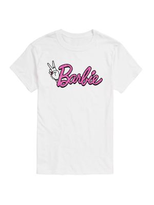 Леопардовая футболка Barbie белая