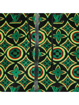 Kurtka bawełniana Louis Vuitton Vintage zielona