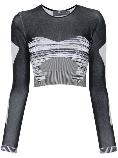 Crop top mit print Adidas By Stella Mccartney