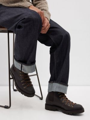 Ботинки на шнуровке Grenson коричневые