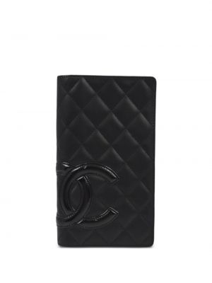 Portefeuille matelassée Chanel Pre-owned noir