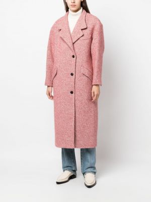 Kabát Marant Etoile růžový