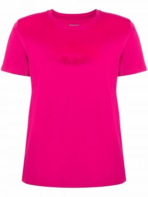 Koszulka Woolrich różowa