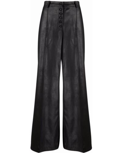 Pantalones de cintura alta bootcut Atu Body Couture negro