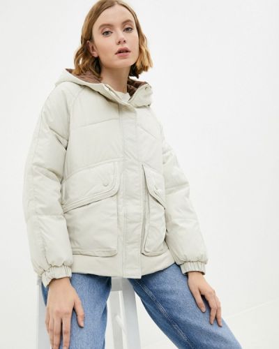 Хлопковая утепленная куртка Fresh Cotton, бежевая