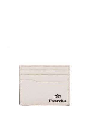 Kožená peňaženka Church's biela