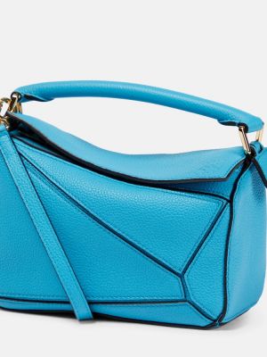 Кожаная сумка Loewe, синяя
