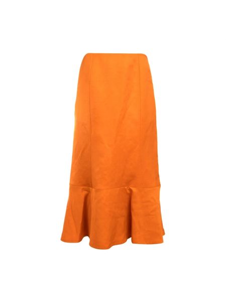 Jupe longue Jil Sander orange