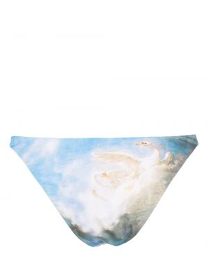 Beidseitig tragbare bikini Roberto Cavalli blau