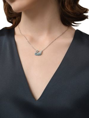 Ожерелье Swarovski голубое