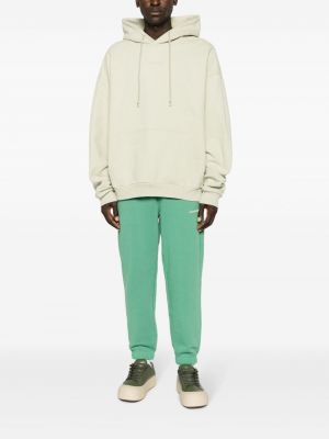Vienspalvis džemperis su gobtuvu Monochrome žalia