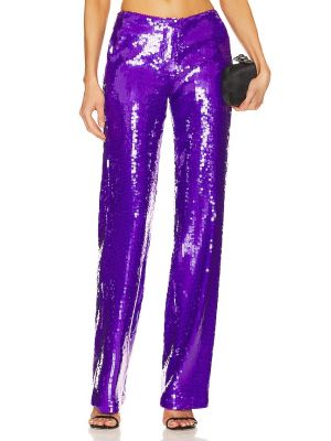 Pantalones Laquan Smith violeta