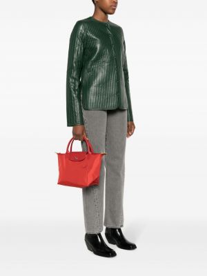 Shopper kabelka Longchamp červená