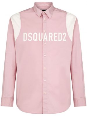 Риза с принт Dsquared2