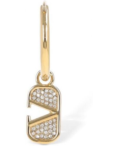 Σκουλαρίκια με πετραδάκια Valentino Garavani χρυσό