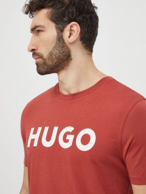 Koszulka z nadrukiem Hugo